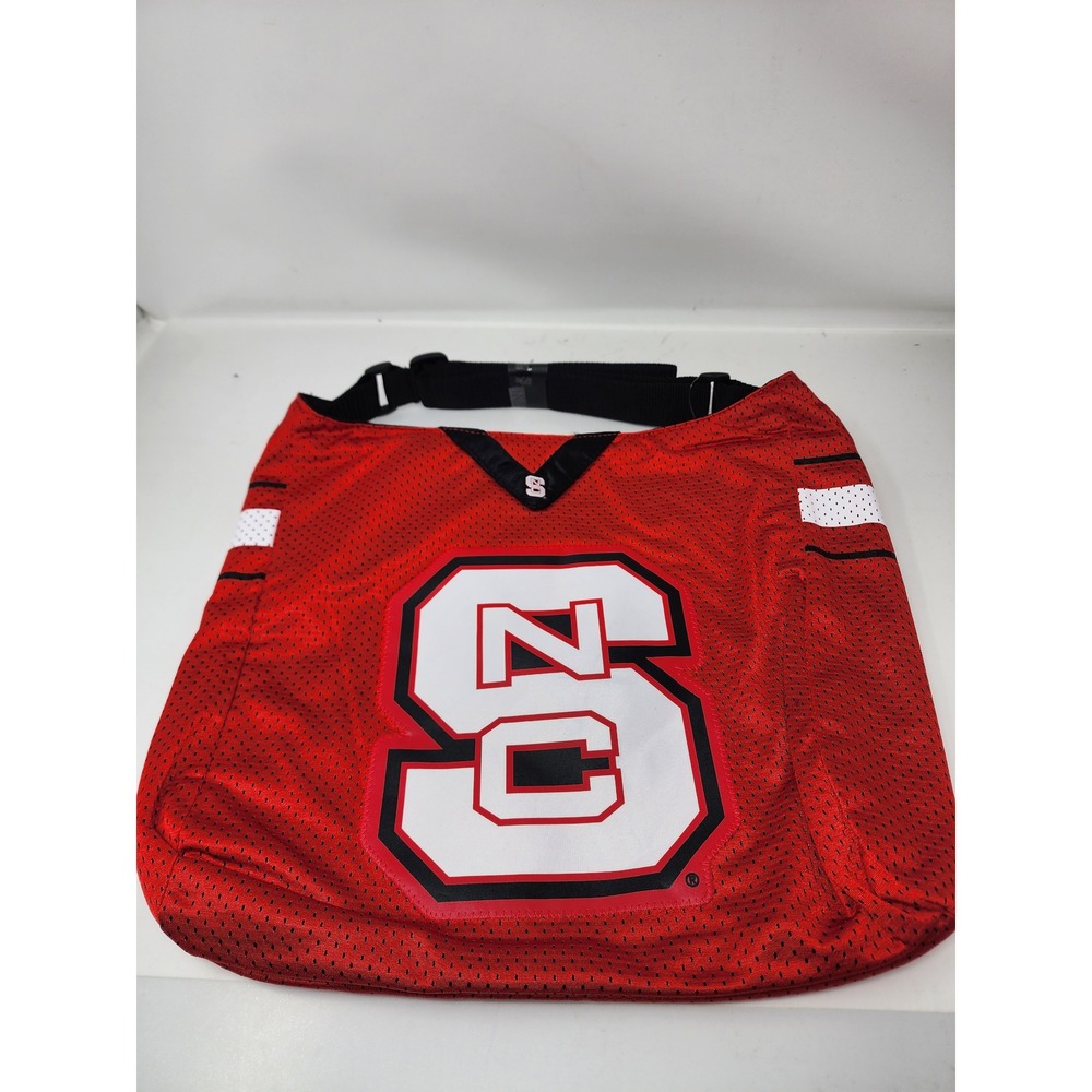 Littlearth Womens NC State Wolfpack Jersey Crossbody Bag Red Mesh Size OS